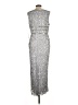 Mac Duggal 100% Polyester Silver Casual Dress Size 12 - photo 2