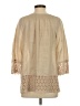 Charter Club 100% Linen Tan 3/4 Sleeve Blouse Size XS - photo 2