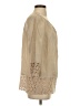 Charter Club 100% Linen Tan 3/4 Sleeve Blouse Size XS - photo 4