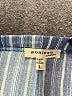 Monteau 100% Polyester Stripes Blue Casual Skirt Size L - photo 4