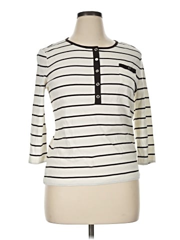 Lauren by Ralph Lauren Long Sleeve Henley (view 1)