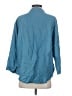 Unbranded Blue 3/4 Sleeve Button-Down Shirt Size 5 - photo 2