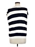Ann Taylor LOFT 100% Acrylic Stripes White Blue Sweater Vest Size M - photo 2