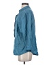 Unbranded Blue 3/4 Sleeve Button-Down Shirt Size 5 - photo 5