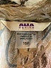 Alia Animal Print Tan 3/4 Sleeve Button-Down Shirt Size 16 Petite - photo 7