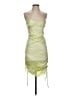 Zara 100% Polyester Green Cocktail Dress Size M - photo 1