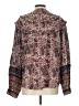 Cleobella Paisley Burgundy Long Sleeve Blouse Size L - photo 2