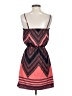 Express 100% Polyester Chevron-herringbone Pink Casual Dress Size XS - photo 2