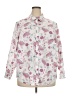 Lands' End 100% Cotton Paisley Ivory Long Sleeve Button-Down Shirt Size 18W - photo 1
