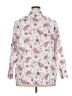 Lands' End 100% Cotton Paisley Ivory Long Sleeve Button-Down Shirt Size 18W - photo 2