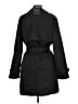 Ellen Tracy 100% Polyester Black Trenchcoat Size L - photo 2