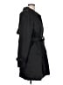 Ellen Tracy 100% Polyester Black Trenchcoat Size L - photo 4