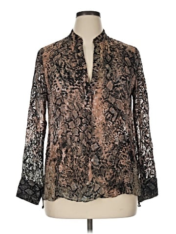 Alice + Olivia Long Sleeve Blouse (view 1)