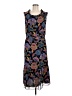 J.Crew 100% Polyester Paisley Blue Casual Dress Size M - photo 1