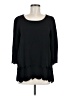 Papermoon 100% Polyester Black 3/4 Sleeve Top Size M - photo 1