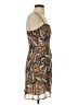 Hutch 100% Polyester Animal Print Brown Cocktail Dress Size 2 - photo 4