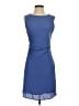 Alex + Alex 100% Polyester Solid Blue Cocktail Dress Size S - photo 1