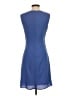 Alex + Alex 100% Polyester Solid Blue Cocktail Dress Size S - photo 2