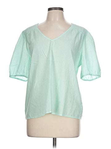 J.Crew Factory Store Short Sleeve Blouse (view 1)