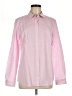 J. McLaughlin 100% Cotton Checkered-gingham Pink Long Sleeve Button-Down Shirt Size M - photo 1