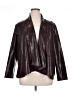 I.N. Studio Metallic Burgundy Blazer Size 1X - photo 1