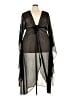 ASOS 100% Polyester Black Kimono Size 18 - photo 1