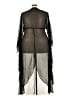 ASOS 100% Polyester Black Kimono Size 18 - photo 2