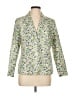 Talbots 100% Cotton Floral Ivory Blazer Size 12 (petite) - photo 1