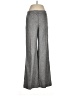 Faconnable Chevron-herringbone Gray Wool Pants Size 8 - photo 1