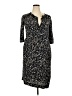 Gerard Darel Animal Print Black Casual Dress Size EU (FR) 42 / US 10 - photo 1
