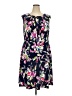 Wisp Floral Blue Casual Dress Size 18 - photo 1