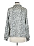 Topshop 100% Polyester Tweed Silver Long Sleeve Blouse Size 8 - photo 2