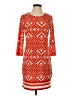 MICHAEL Michael Kors Graphic Orange Casual Dress Size S - photo 1