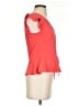 WAYF Orange Short Sleeve Blouse Size XS - photo 4