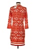 MICHAEL Michael Kors Graphic Orange Casual Dress Size S - photo 2