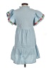 THML Tropical Blue Casual Dress Size XS - photo 2