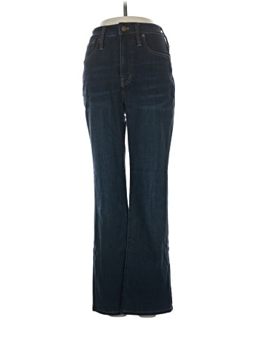 Madewell Curvy Cali Demi-Boot Jeans in Larkspur Wash: TENCEL&trade; Denim Edition (view 1)