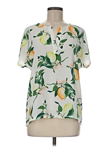 Ann Taylor Factory Short Sleeve Blouse (view 1)