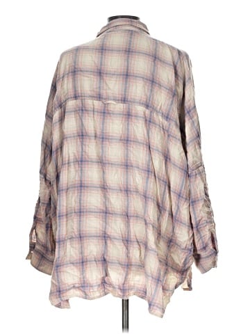 American Eagle Outfitters Long Sleeve Button-Down Shirt (view 2)