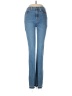 a.n.a. A New Approach Hearts Blue Jeans Size 6 - photo 1