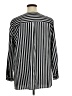 Dennis by Dennis Basso Stripes Black 3/4 Sleeve Blouse Size 1X - photo 2