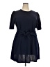 City Chic Solid Blue Casual Dress Size 18 Plus (M) - photo 1