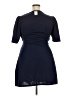 City Chic Solid Blue Casual Dress Size 18 Plus (M) - photo 2