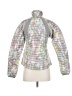 Eddie Bauer 100% Recycled Polyester Print Silver Jacket Size XS - photo 2
