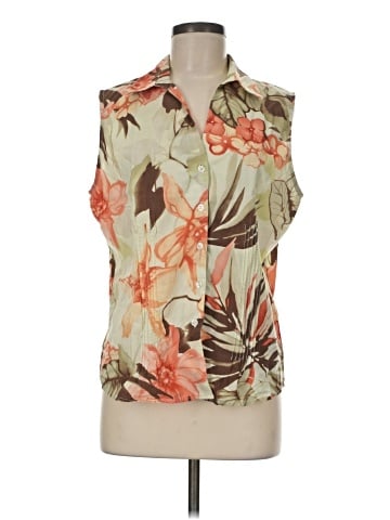 Caribbean Joe Sleeveless Blouse (view 1)