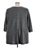 Jessica London Metallic Silver 3/4 Sleeve Top Size 26 - 28 - photo 2