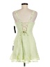 Lulus 100% Polyester Checkered-gingham Green Cocktail Dress Size M - photo 2