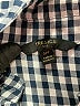 Tresics Checkered-gingham Blue Short Sleeve Blouse Size S - photo 7