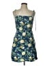 Old Navy 100% Viscose Floral Blue Cocktail Dress Size L - photo 1