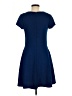 Merona Solid Blue Casual Dress Size M - photo 2